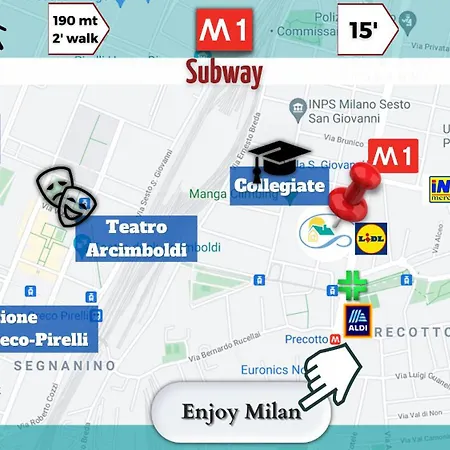 Daire Allegra House Milano